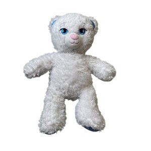 Build-A-Bear Workshop Disney Frozen 2 Elsa White Blue Sparkle Stuffed Bear Toy